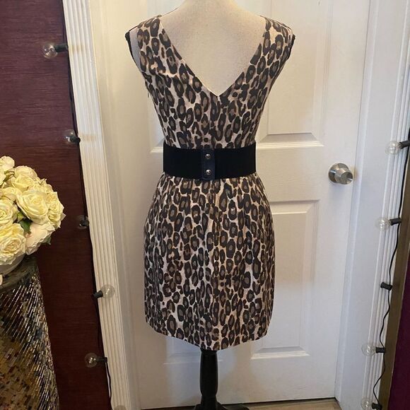 Kate Spade animal print mini dress, size 0 - Picture 6 of 8